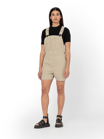 DICKIES regular Overalls 'DUCK' i beige: forside