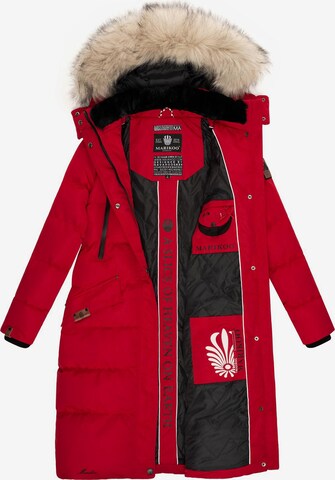 Cappotto invernale 'Schneesternchen' di MARIKOO in rosso