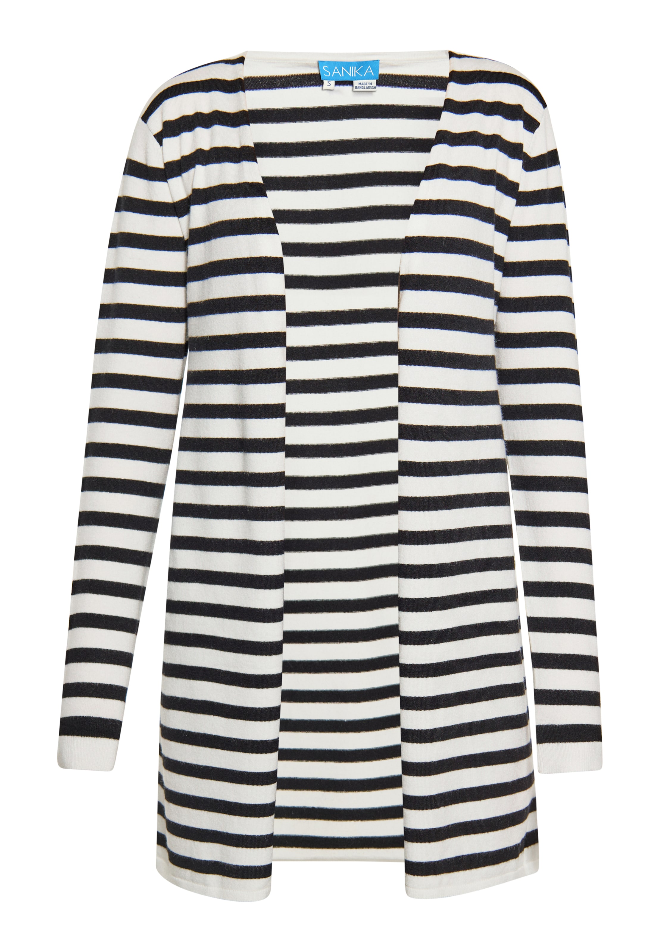 SANIKA - Casaco de malha em preto: frente