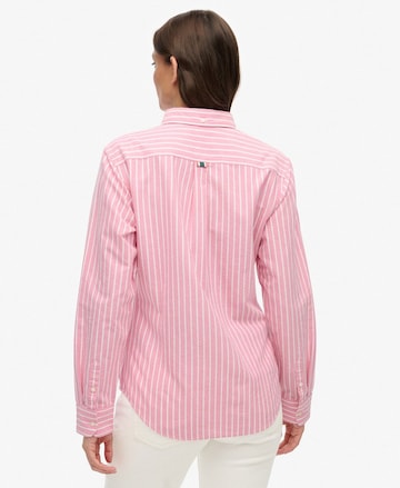 Chemisier Superdry en rose