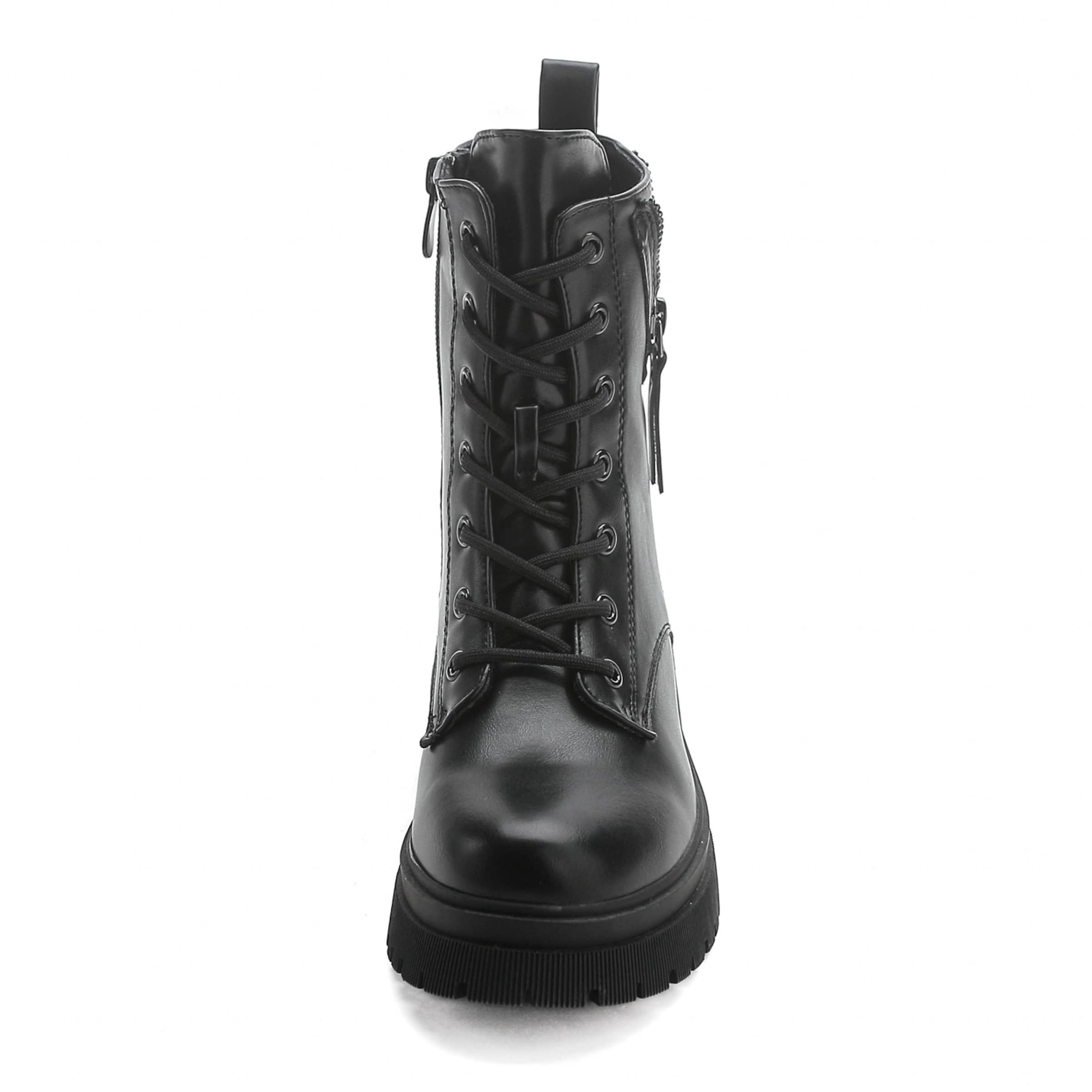 Elara Schnürstiefelette in Schwarz