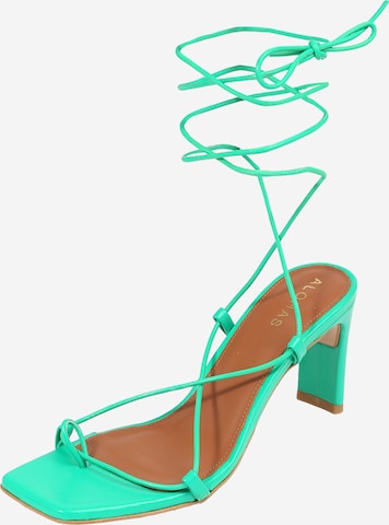 Alohas Páskové sandály 'Bellini' – zelená: přední strana