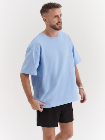 T-Shirt NCO en bleu : devant