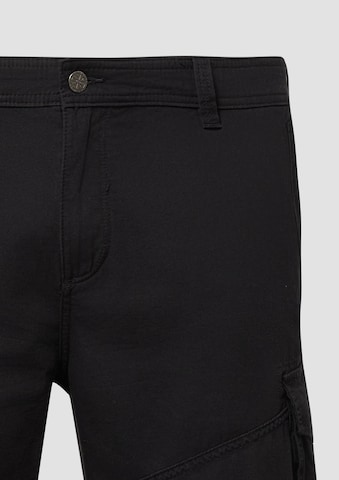 s.Oliver Regular Bermuda ' FILE ' in Schwarz