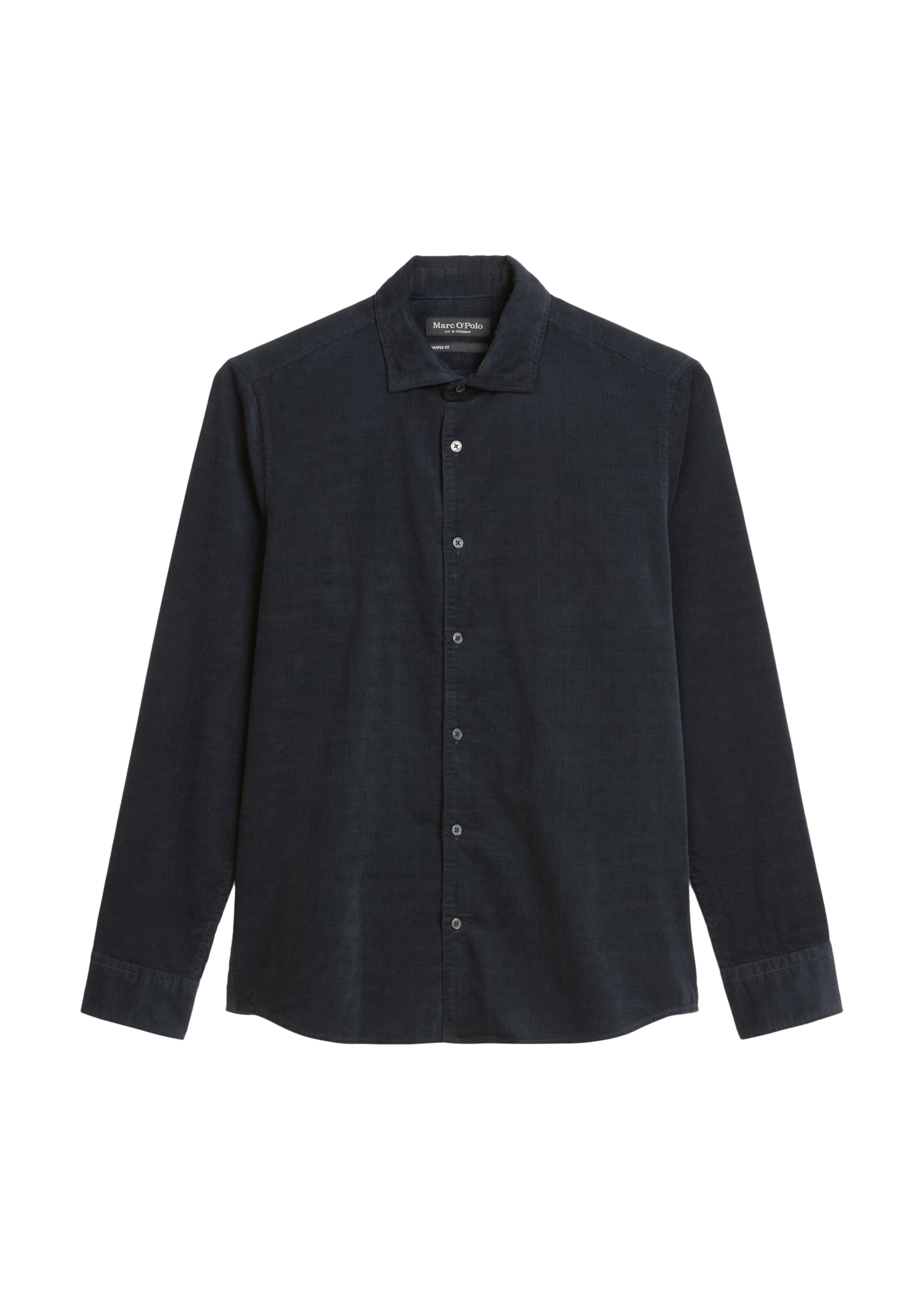 Marc O'Polo Slim Fit Hemd in Blau: Vorderseite