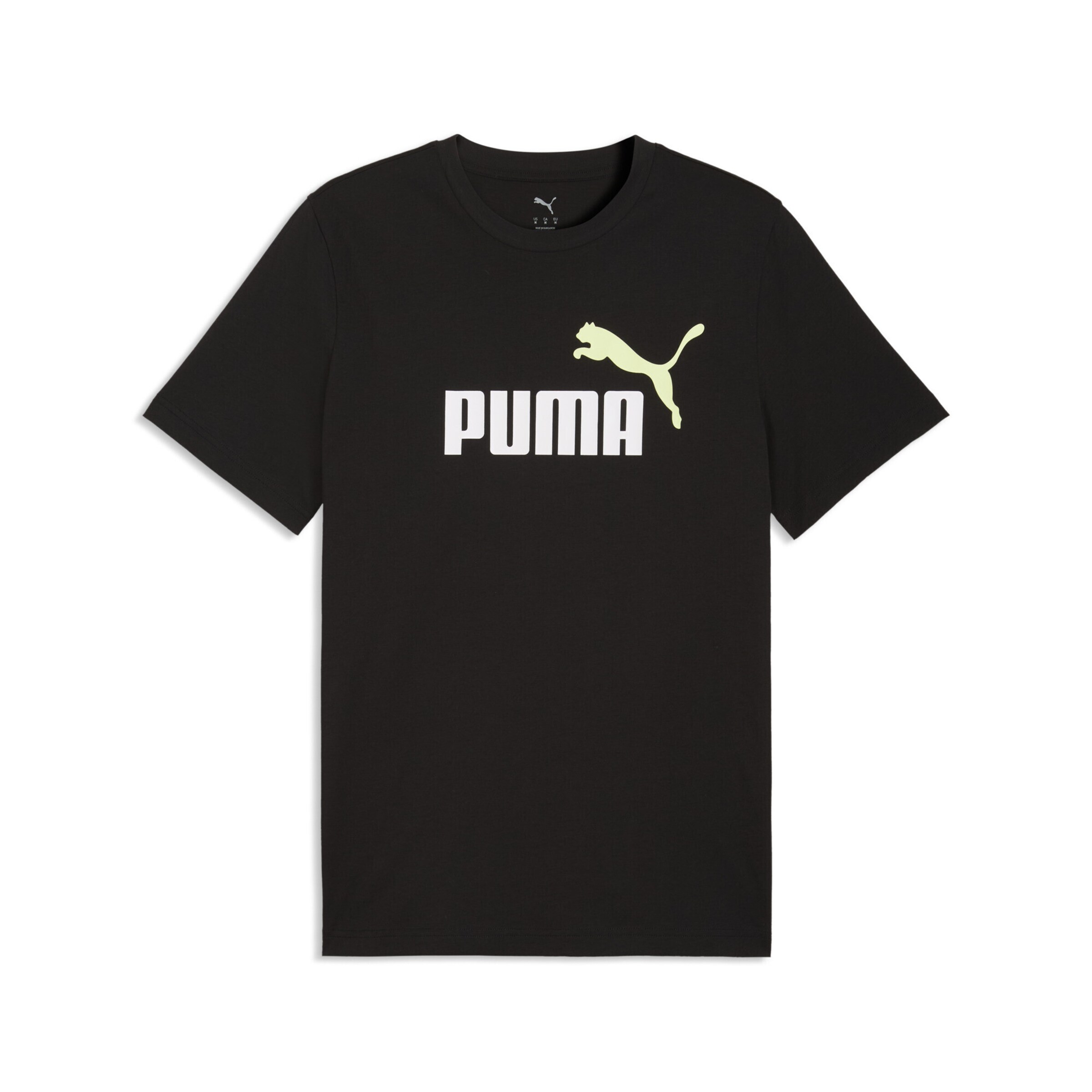 PUMA Shirt 'ESS No. 1' in Zwart: voorkant
