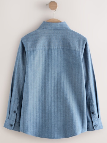 Next Regular fit Button up shirt in Blue
