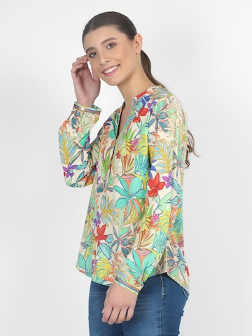 VICCI Germany Tunikabluse mit exklusiven Blumendruck in Mischfarben