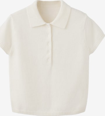 MANGO Pullover 'MANDARIN' in Beige: Vorderseite