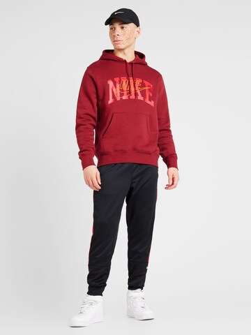 Bluză de molton 'CLUB' de la Nike Sportswear pe roșu