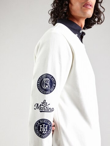 La Martina Pullover in Weiß