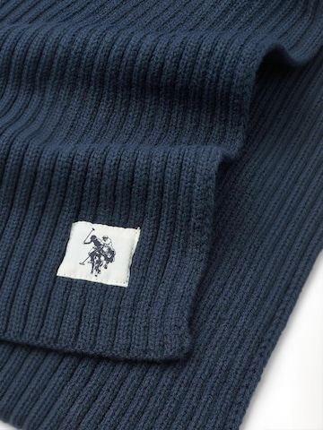 U.S. POLO ASSN. Sjaal ' UUGabi ' in Blauw: voorkant