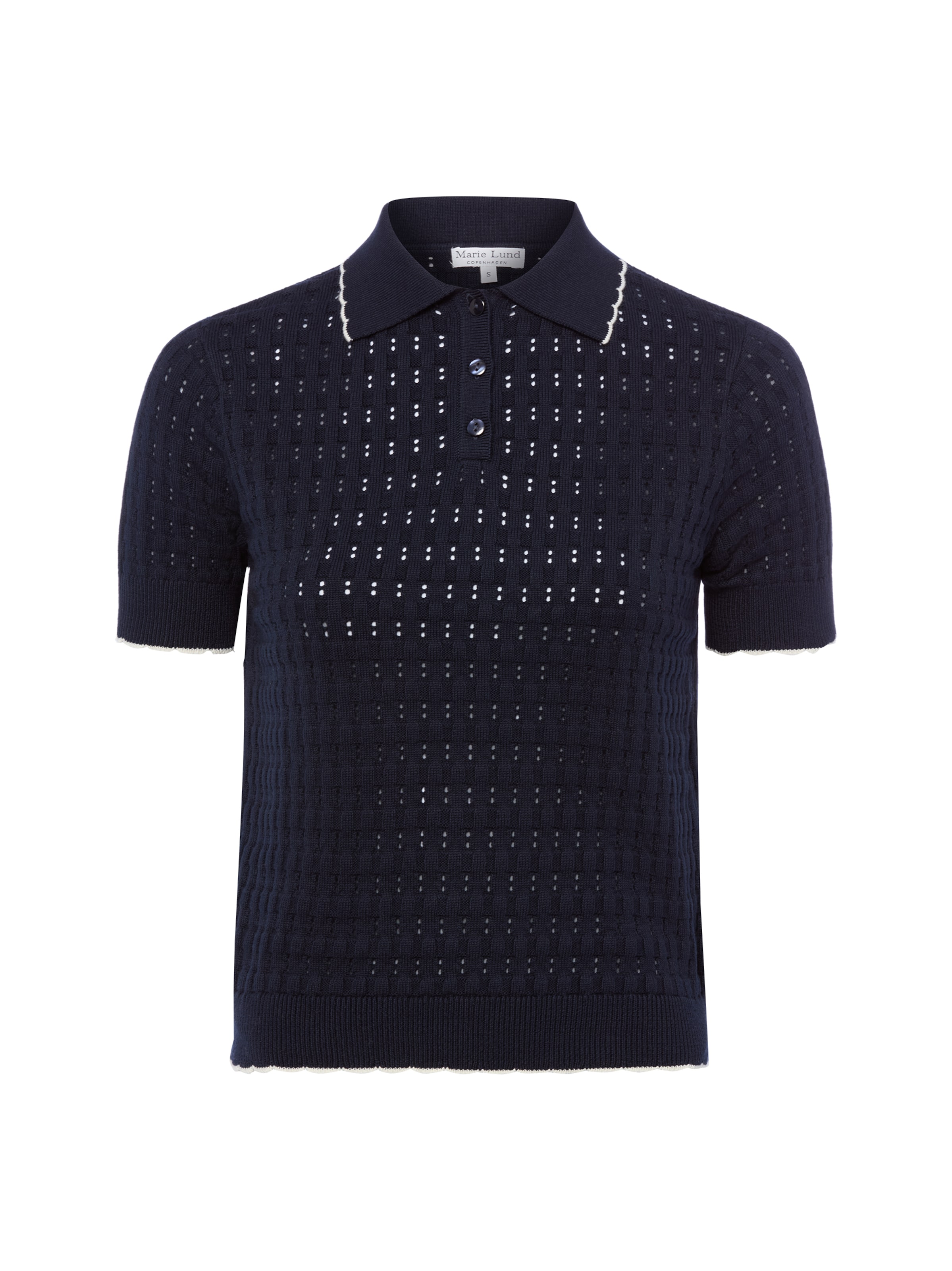 Pull-over Marie Lund en bleu : devant