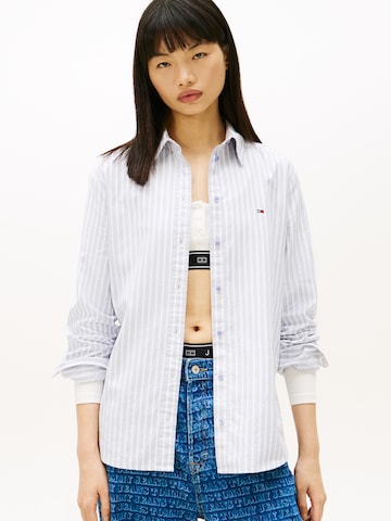 Chemisier Tommy Jeans en bleu : devant