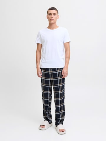 JACK & JONES Regular Pajama Pants 'JACRimon' in Black