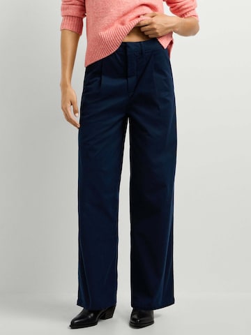 Wide leg Pantaloni con pieghe 'Lindsey' di Pepe Jeans in blu: frontale
