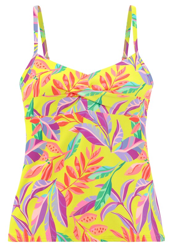 s.Oliver Bralette Tankini Top in Yellow