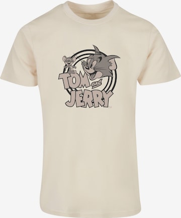 ABSOLUTE CULT Shirt 'Tom and Jerry' in Beige: voorkant