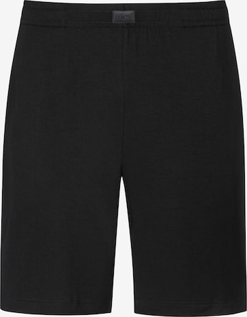 Pantalon de pyjama 'Jefferson' Mey en noir : devant