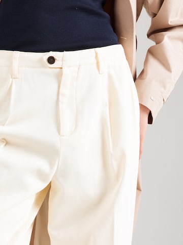 TOMMY HILFIGER - regular Pantalón de pinzas en beige