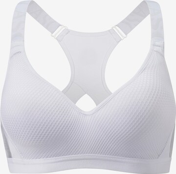 LASCANA ACTIVE Bustier Sports-BH i hvid: forside