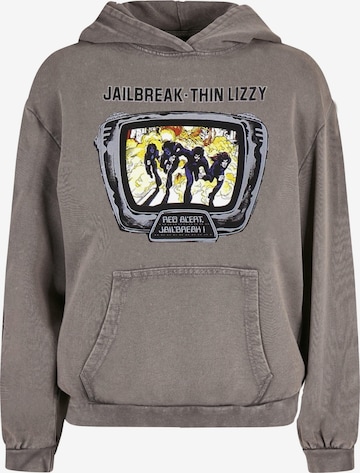 Merchcode Sweatshirt 'Thin Lizzy - Jailbreak' in Grijs: voorkant