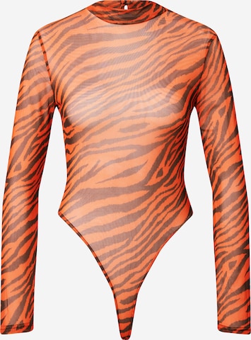 Missguided Shirtbody in Orange: front