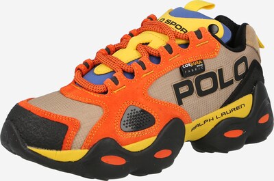 POLO RALPH LAUREN Nizke superge 'RLX FAST' | kraljevo modra / svetlo rjava / rumena / oranžna / črna barva, Prikaz izdelka