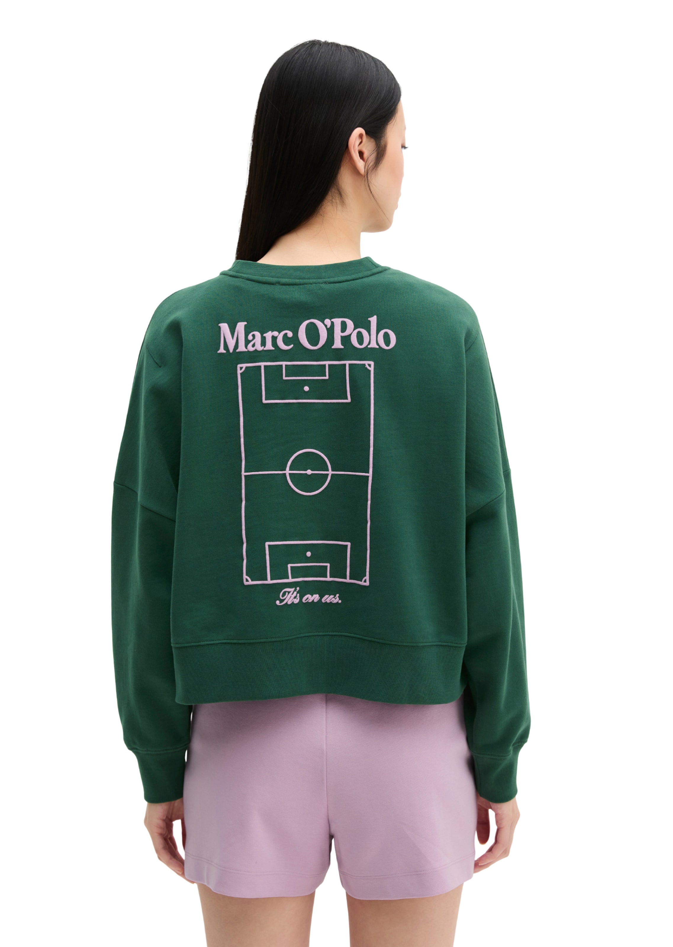 Marc O'Polo Sweatshirt in Groen
