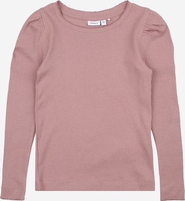 T-Shirt NAME IT en rose : devant