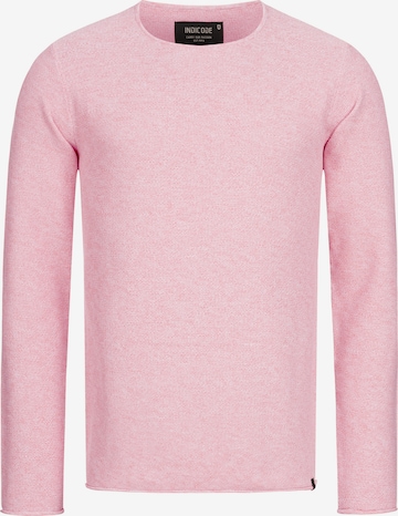 INDICODE JEANS Pullover 'Loakim' in Pink: predná strana