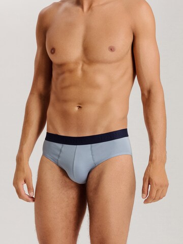 Hanro Slip ' Cotton Essentials ' in Blauw: voorkant