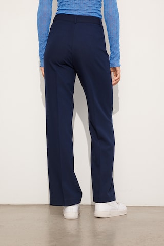 Envii Regular Trousers with creases 'Smith' in Blue