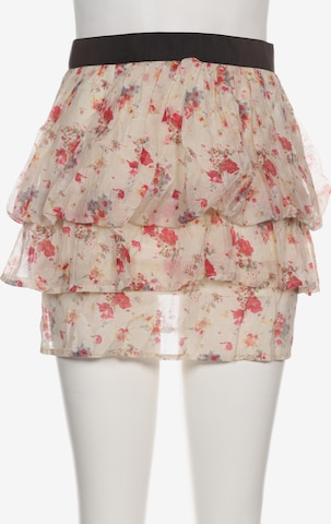 TOPSHOP Skirt in S in Beige: front