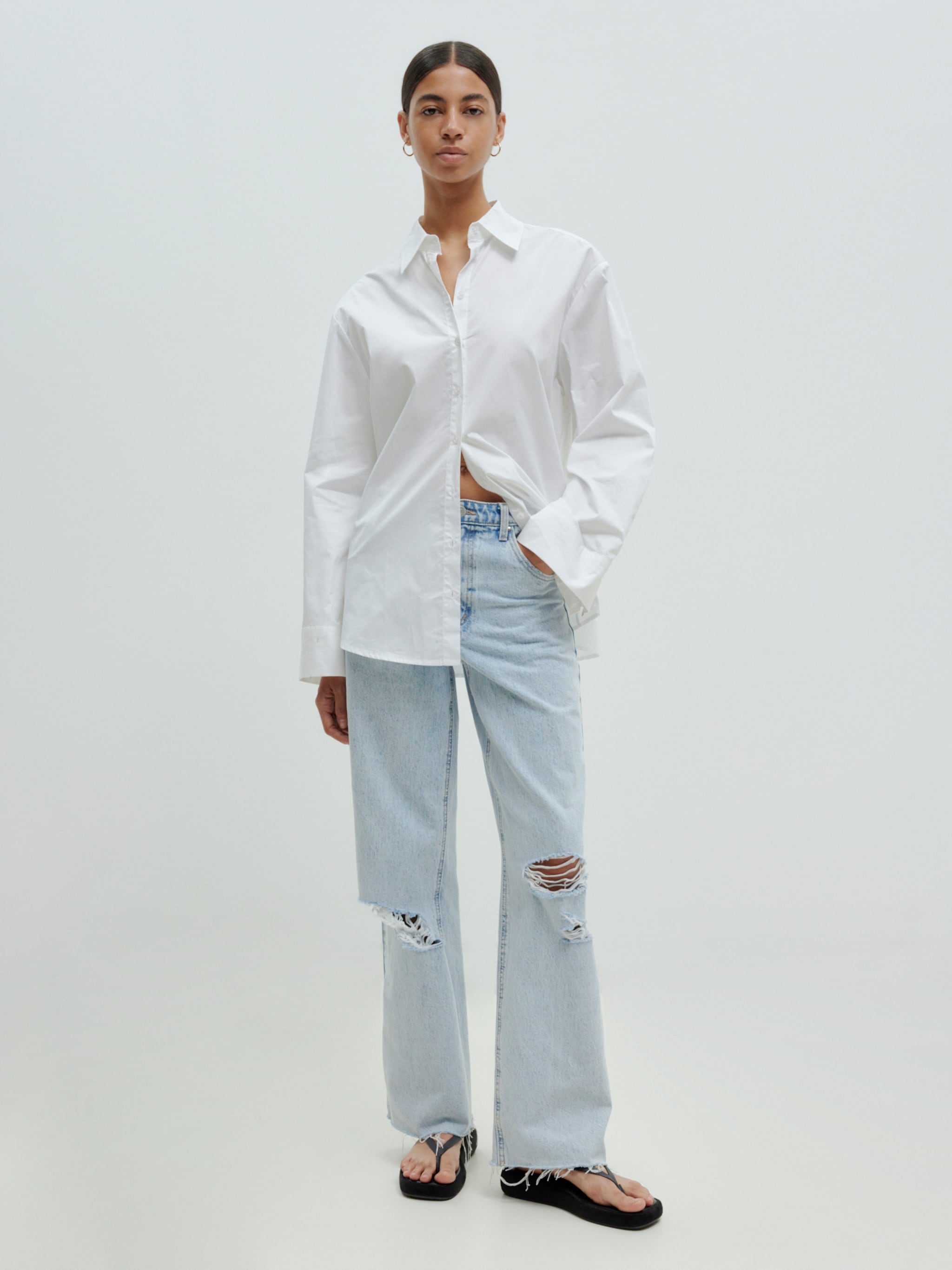 EDITED Producten Blouse 'Mica' Wit
