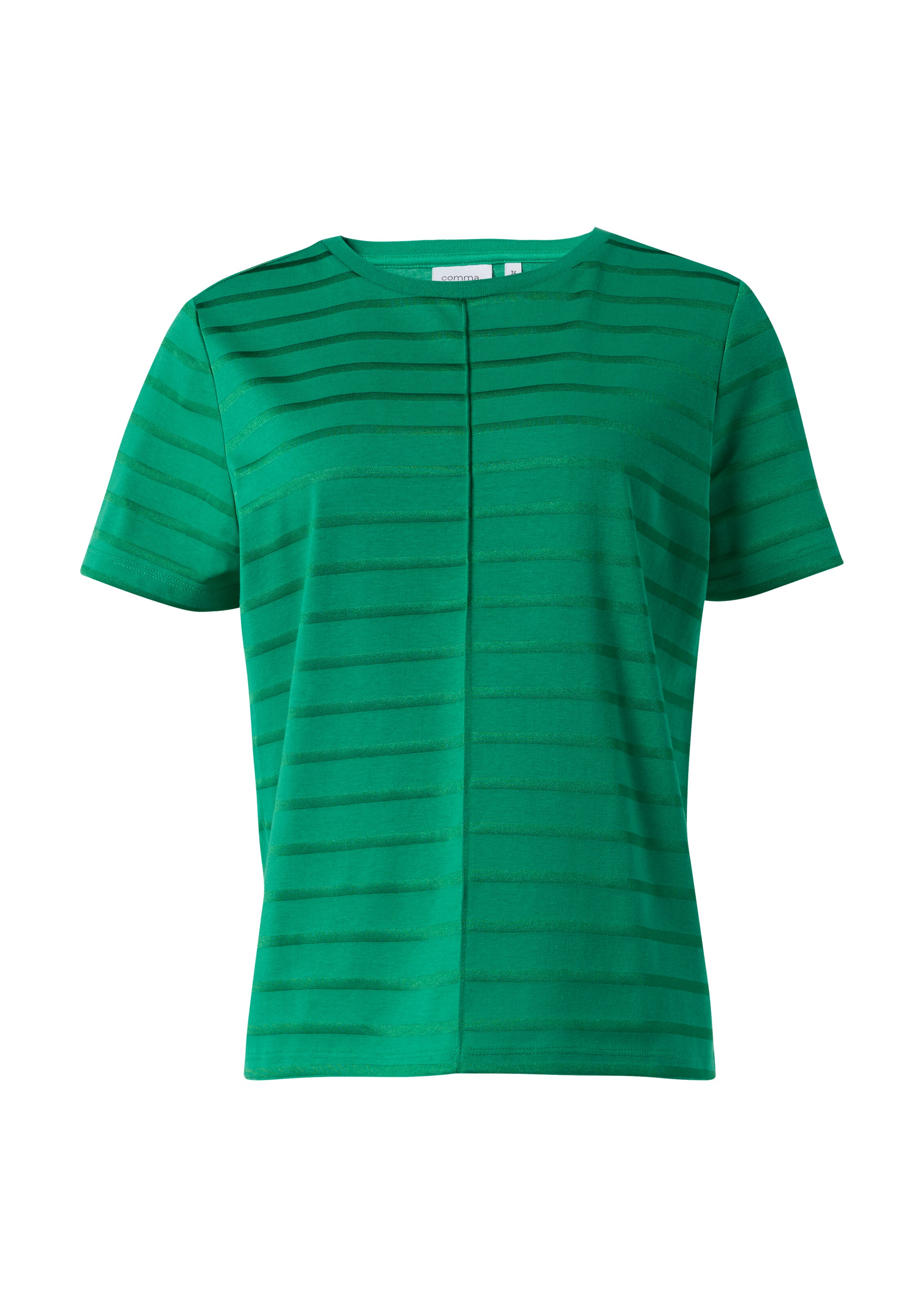comma casual identity Shirt in Groen: voorkant