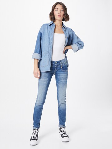 Coupe slim Jean 'Pitch' Herrlicher en bleu