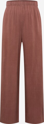 Wide leg Pantaloni di Nasty Gal Plus in marrone: frontale