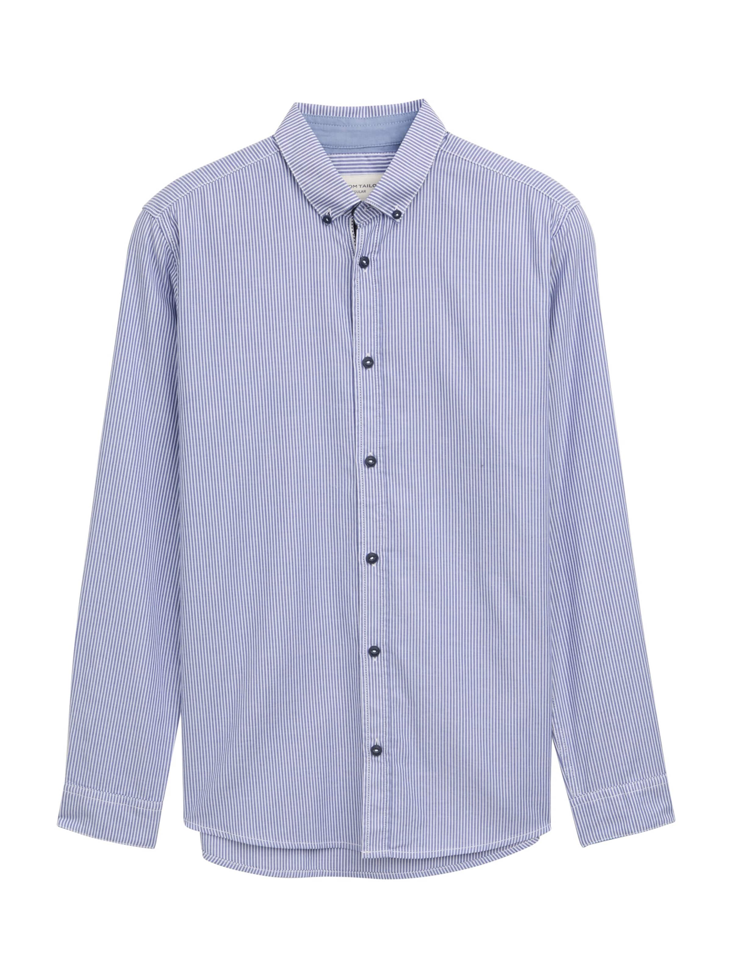 Chemise TOM TAILOR en gris : devant