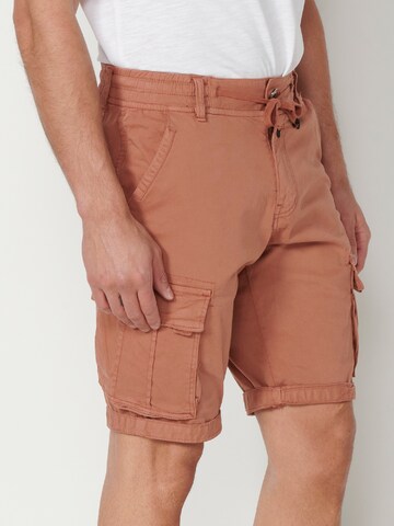 KOROSHI Regular Trousers in Orange