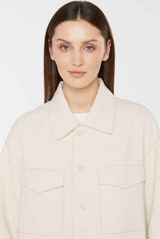 SENSES.THE LABEL Between-Seasons Coat 'OT:TI' in White