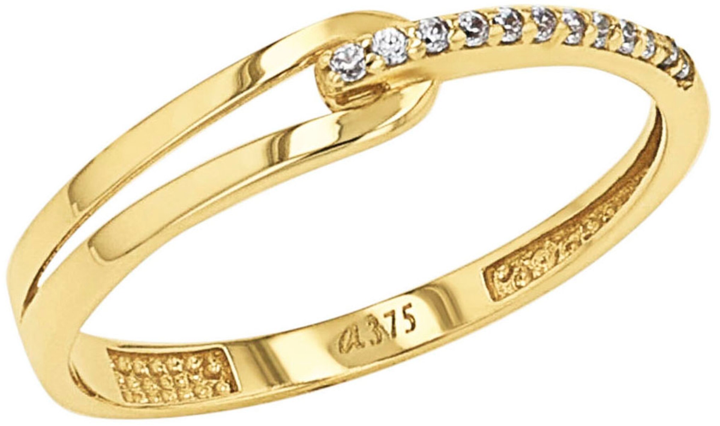 AMOR Ring in Gold: Vorderseite