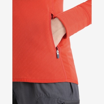ICEBREAKER Athletic Fleece Jacket in Orange