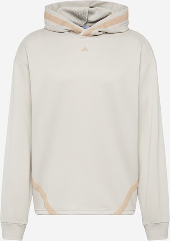 ADIDAS PERFORMANCE - Sweatshirt de desporto 'Select' em bege: frente