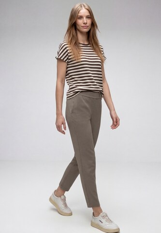 STREET ONE Tapered Hose in Beige