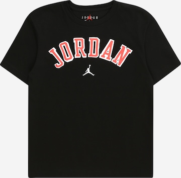 melns Jordan T-Krekls 'FLIGHT HERITAGE': no priekšpuses