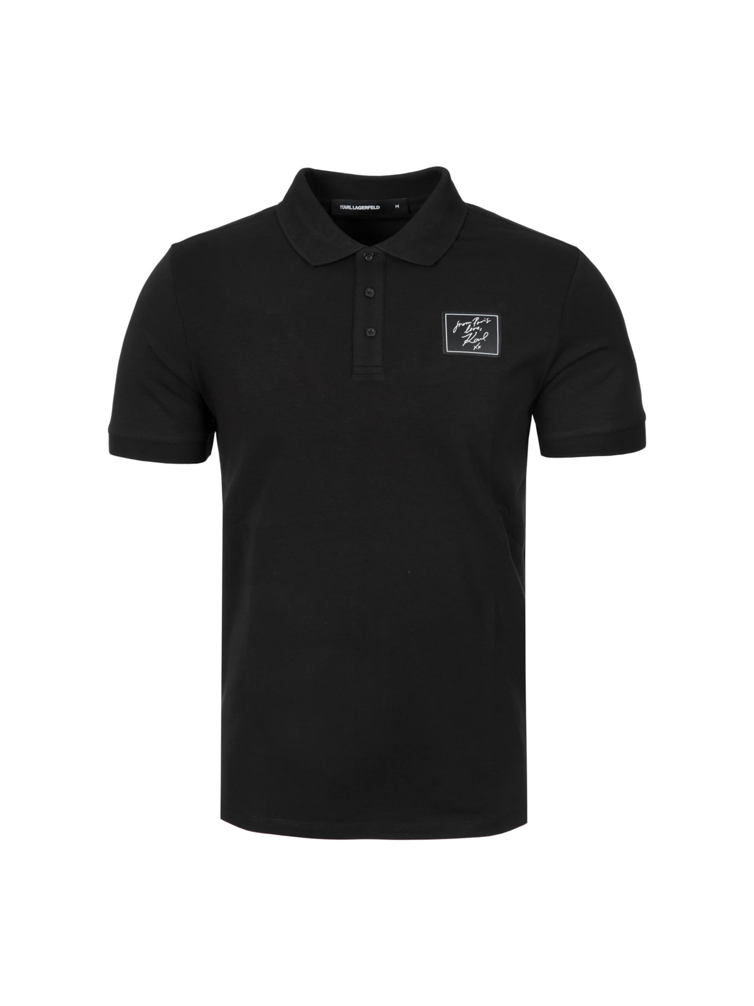 T-Shirt Karl Lagerfeld en noir : devant