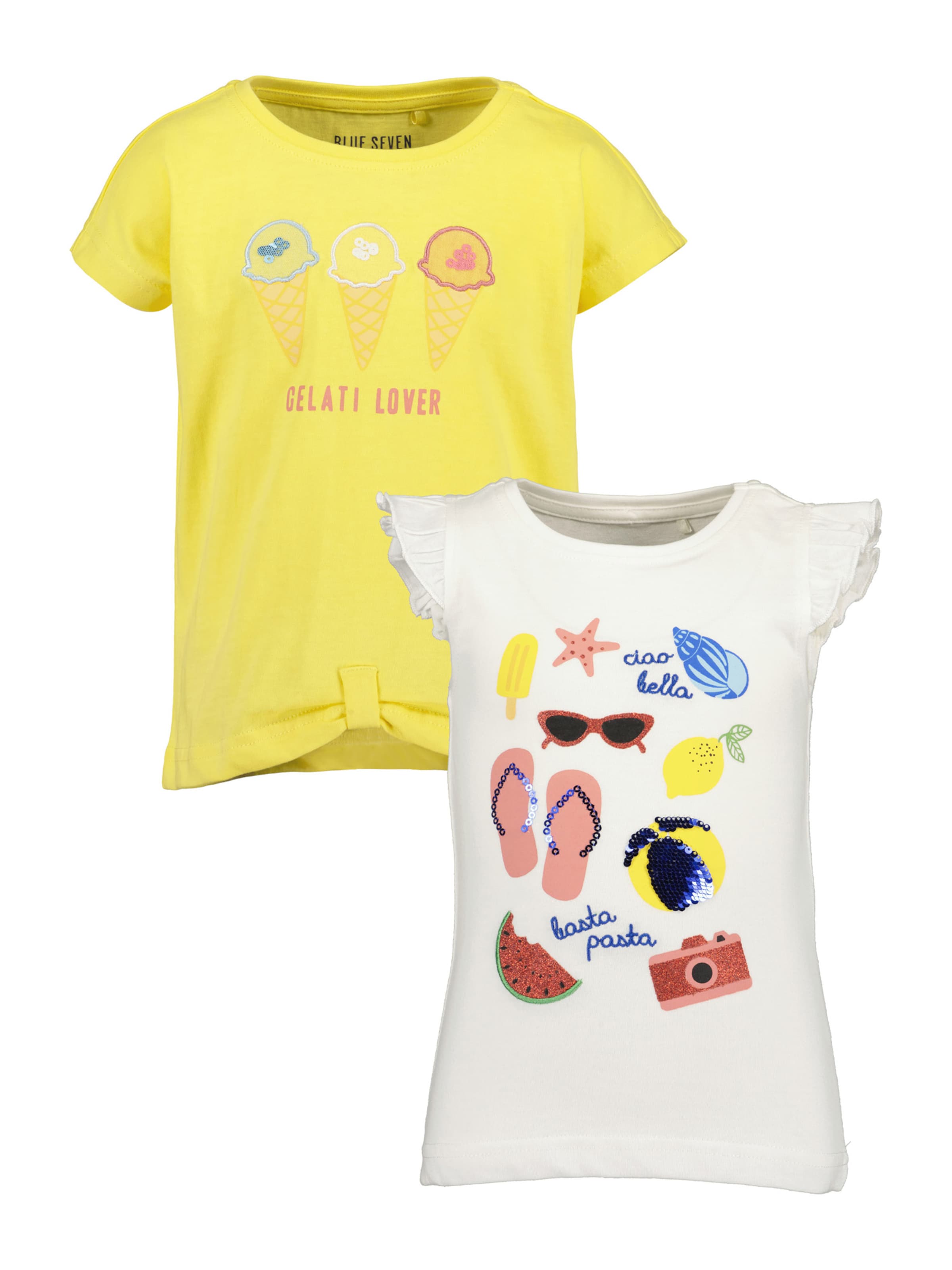 BLUE SEVEN - Camiseta en amarillo: frente