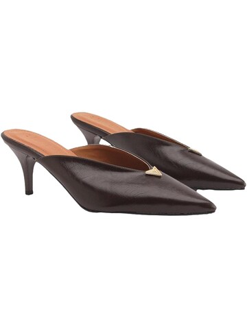 Mule 'Gia' Limoya en marron
