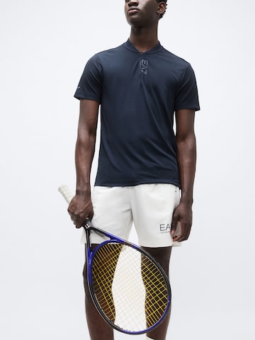 Largi Pantaloni sport de la EA7 Emporio Armani pe alb